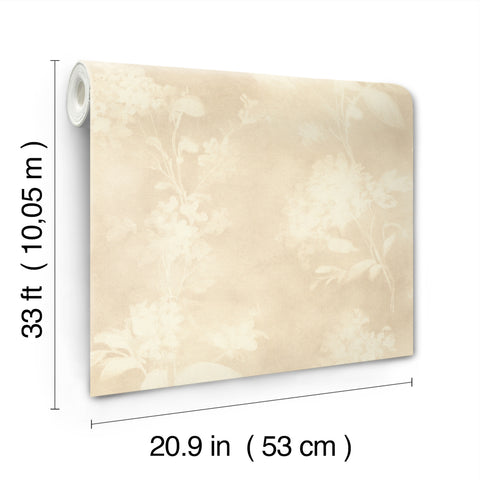 4202-481419 Izara Beige Botanical Wallpaper