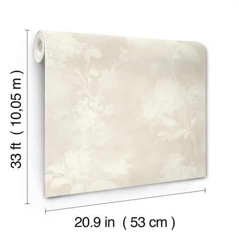 4202-481457 Izara Light Grey Botanical Wallpaper