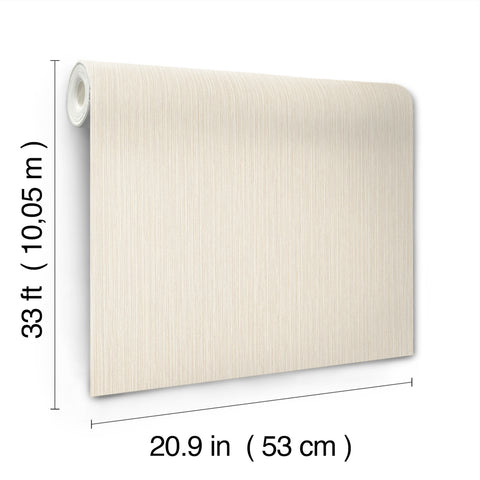 4202-537628 Ewan Bone Textured Stripe Wallpaper
