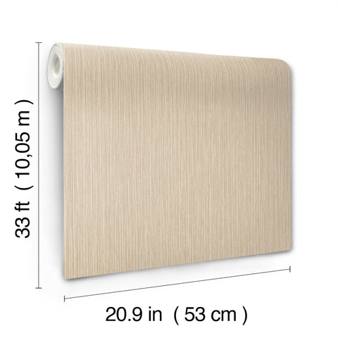 4202-537635 Ewan Beige Textured Stripe Wallpaper