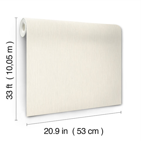 4202-844306 Oren Ivory Shimmering Striations Wallpaper