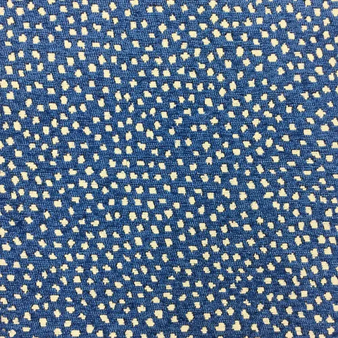 Upholstery fabric in indigo galaxy pattern for home decor