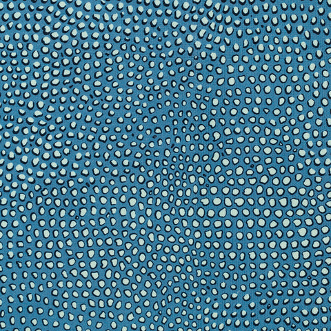 Bespotted Cobalt P/Kaufmann Fabric