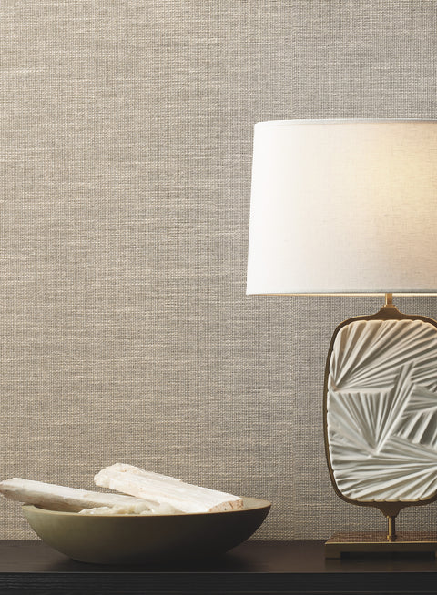BO6611 Cream Paper and Thread Weave Wallpaper