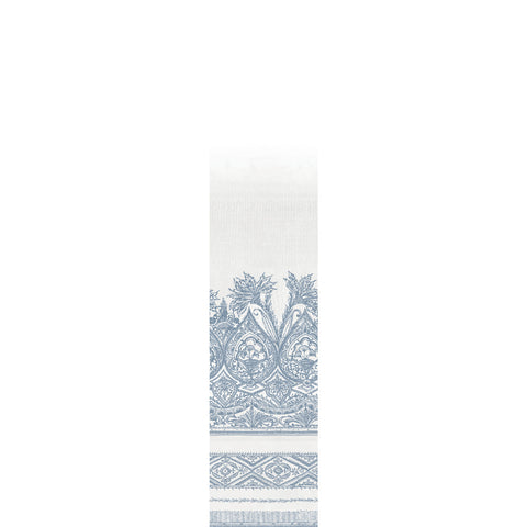 BO6741M Blue White Henna Wallpaper Mural