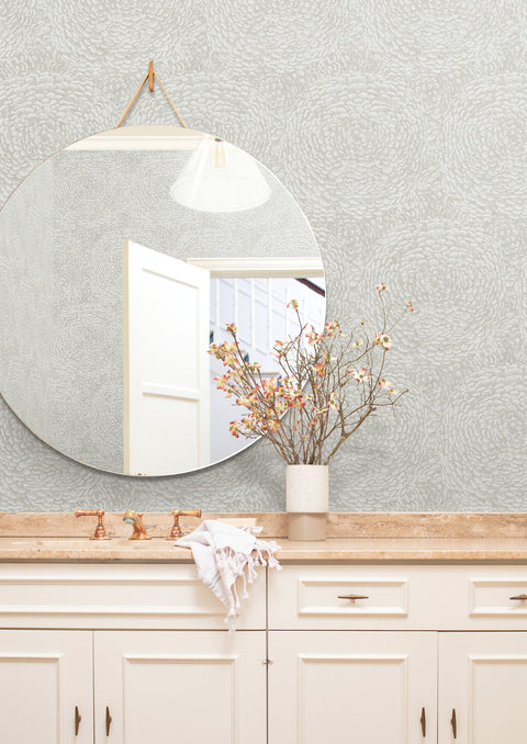 BO6753 Off White Floret Wallpaper