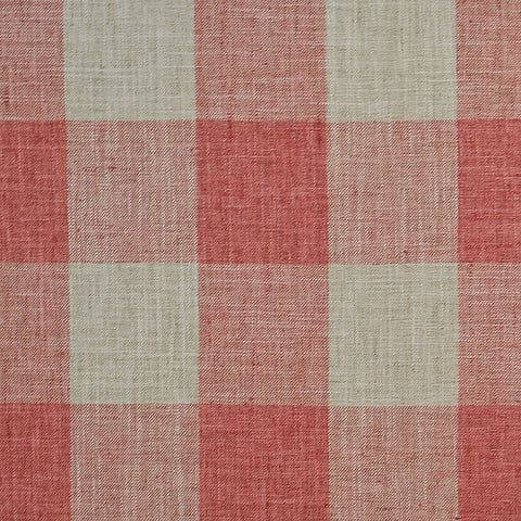 Check Please Coral P Kaufmann Fabric