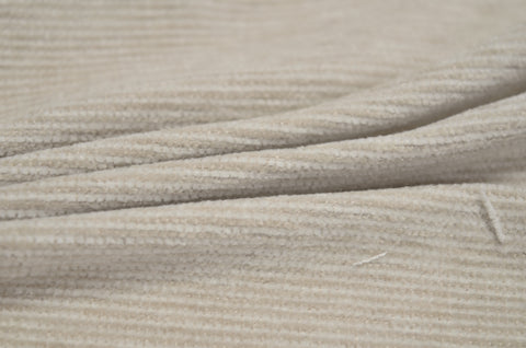 Stratus Natural Tone on Tone Stria Chenille Upholstery Fabric
