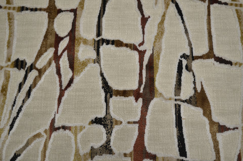 DNA Mahogany Cut Velvet Topteks Fabric