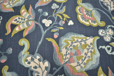 Lawrence Indigo Richloom Fabric