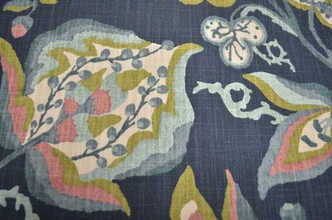 Lawrence Indigo Richloom Fabric