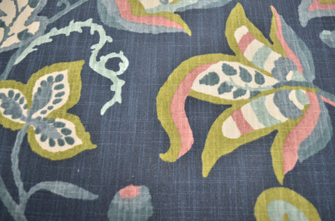 Lawrence Indigo Richloom Fabric