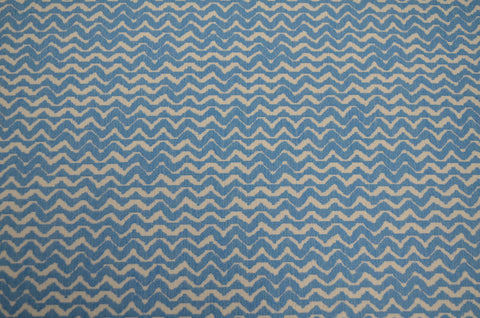 Wiggle Cerulean Milliken Outdoor Fabric