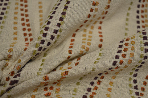 Infinite Saffron Wavy Box Stripe Upholstery Fabric