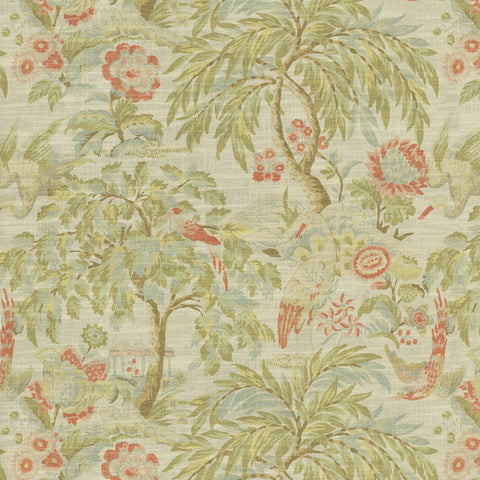 Forest & The Tree Apricot P/K Lifestyles Fabric