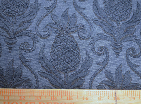 Greetings Indigo Regal Fabric