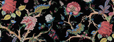 Ceylan Bachette 34 Black Covington Fabric