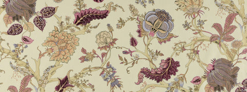 Ceylan Bachette 65 Cream/Aubergine Covington Fabric