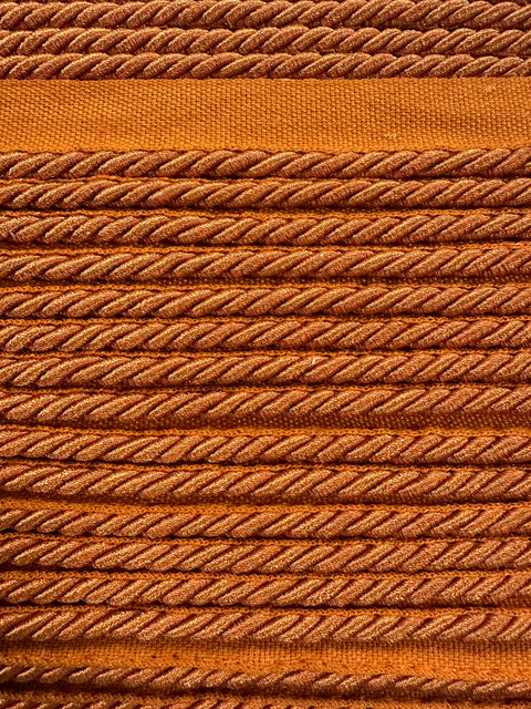 BIR806/68 Pumpkin 1/4 inch Twisted Lip Cord Trim