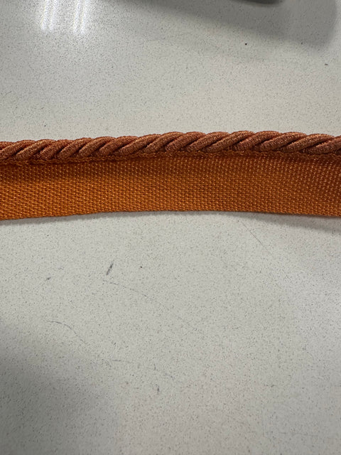 BIR806/68 Pumpkin 1/4 inch Twisted Lip Cord Trim