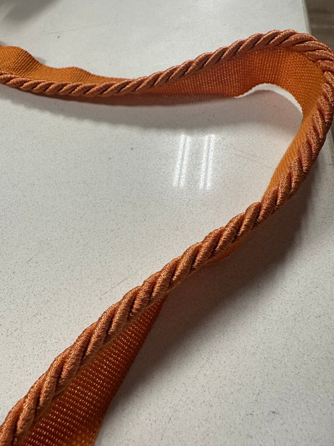 BIR806/68 Pumpkin 1/4 inch Twisted Lip Cord Trim
