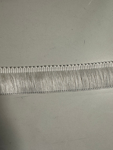 BIR606/1 Snow White 2 inch Brush Fringe