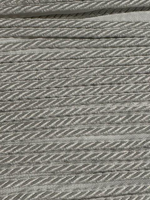 BIR806/1 Snow White 1/4 inch Twisted Lip Cord Trim