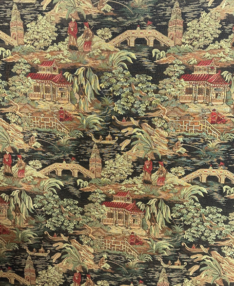 Kyoto Black Regal Fabric