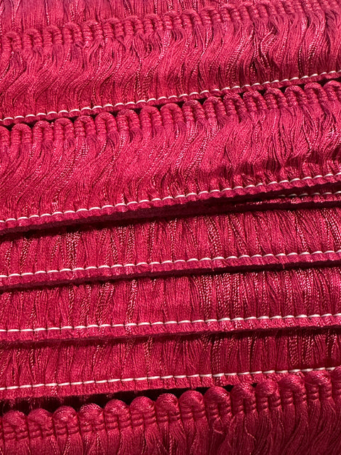 BF4018 42 Hot Fuchsia Pink 2 inch Belagio Brush Fringe