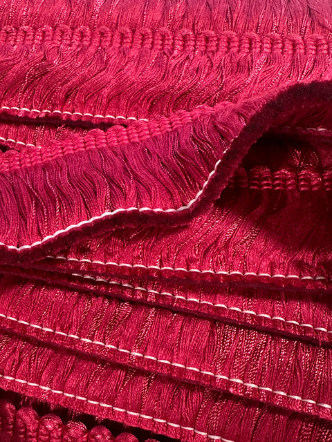 BF4018 42 Hot Fuchsia Pink 2 inch Belagio Brush Fringe