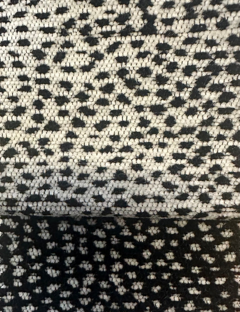 Siamese Domino/Ebony De Leo Fabric