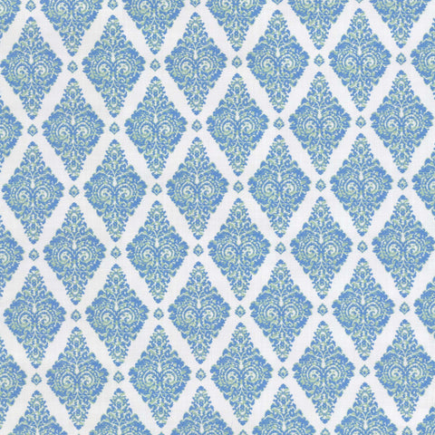 LAH Arielle Blue/Kiwi Lillian August by Tempo Fabric