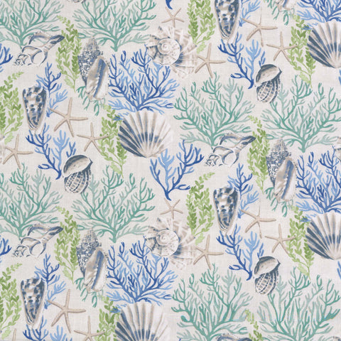 LAH Paradise Lagoon Kiwi/Blue Lillian August by Tempo Fabric