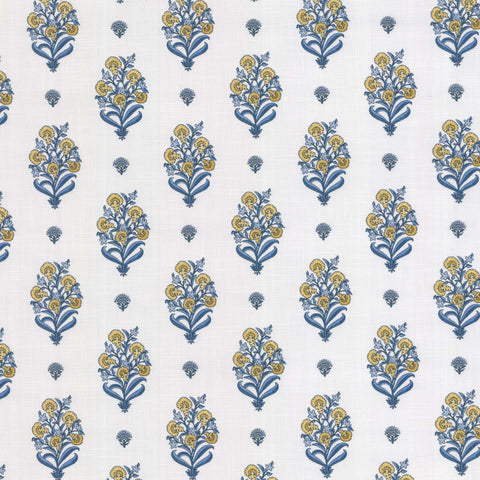 LAH Romantic Mughal Blue/Yellow Lillian August by Tempo Fabric