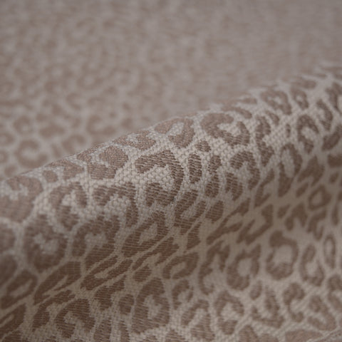 Malindi Taupe Jacquard Cheetah Skin Spot Regal Fabric