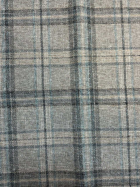 Plaid About You Shale Swavelle Mill Creek Fabric