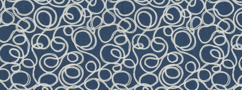 Squiggles 511 Dream Blue Covington Fabric