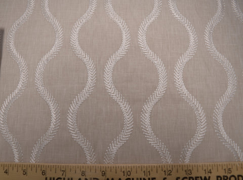 Flourish Embroidery Linen P/K Lifestyles Fabric