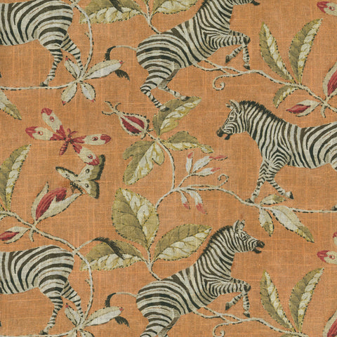 Zebra's Garden Mango PK/ Lifestyles Fabric