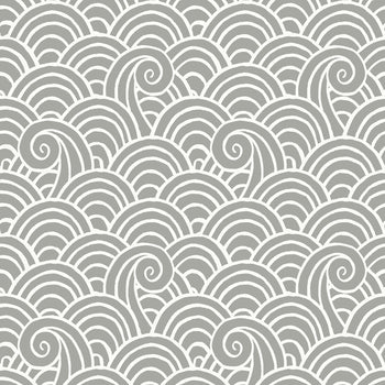 4081-26308 Alorah Grey Wave Wallpaper