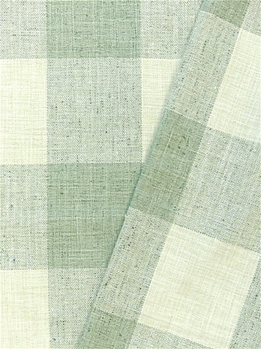 Check Please Aloe Kaufmann Fabric