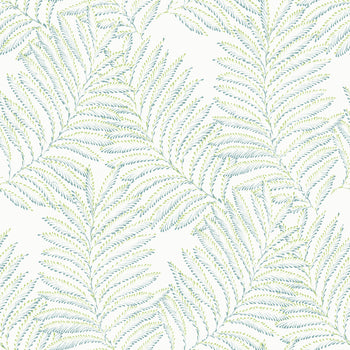 2973-90501 Finnley Green Inked Fern Wallpaper