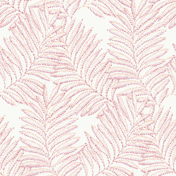 2973-90502 Finnley Pink Inked Fern Wallpaper
