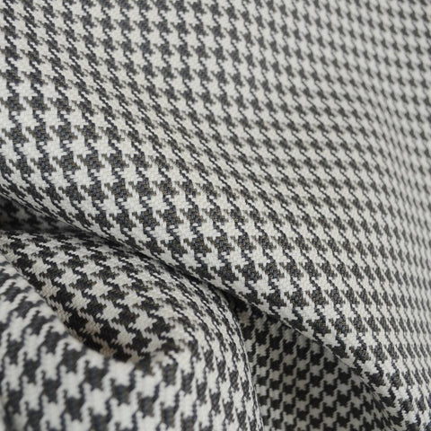 D2924 Houndstooth Charcoal Upholstery Fabric