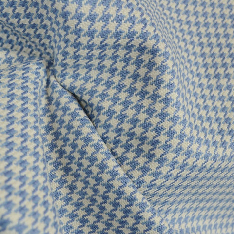 D2133 Houndstooth Cornflower Upholstery Fabric