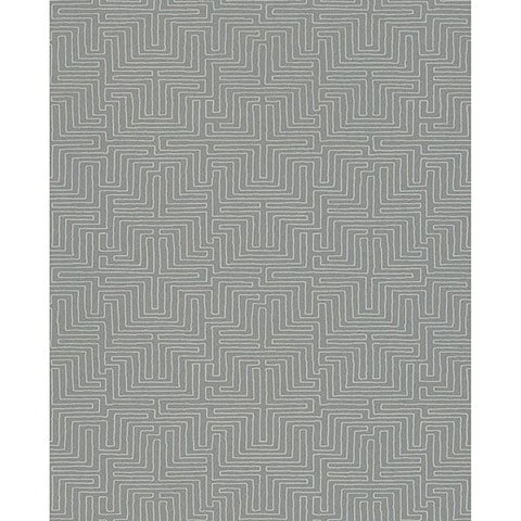 376068 Kairo Grey Geometric Wallpaper
