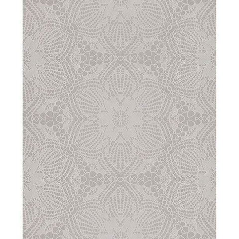 376058 Seychelles Grey Medallion Wallpaper