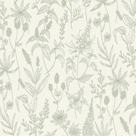 2979-37363-5 Nami Olive Floral Wallpaper
