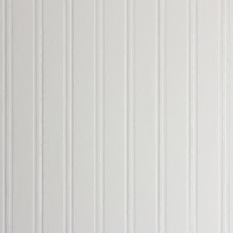 4000-59016 Murph White Beadboard Paintable Wallpaper