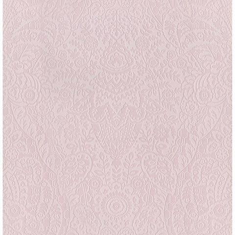 2973-87368 Maris Pink Flock Damask Wallpaper